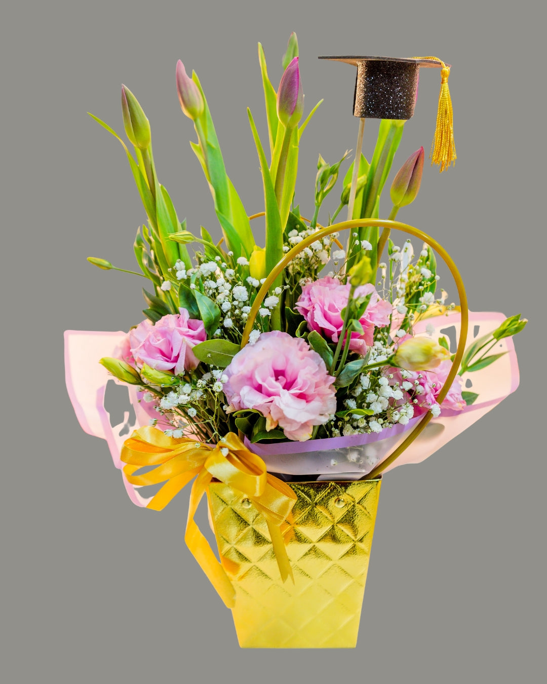 Cartera Dorada Graduación