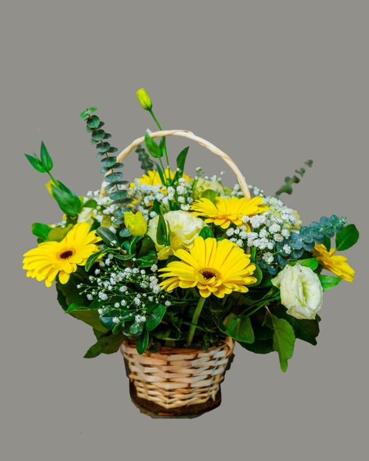 Canasto Tonos Amarillos