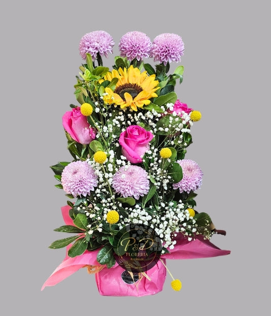 Arrimo mix de flores