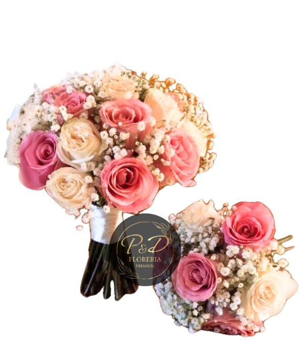 Ramo de Novia Tonos Pastel