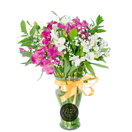 Florero 10 Astromelias